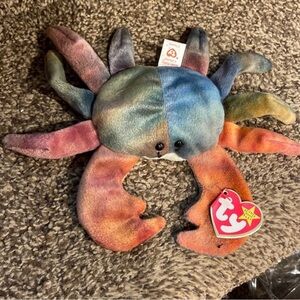 Vintage Ty Crab Plush Toy